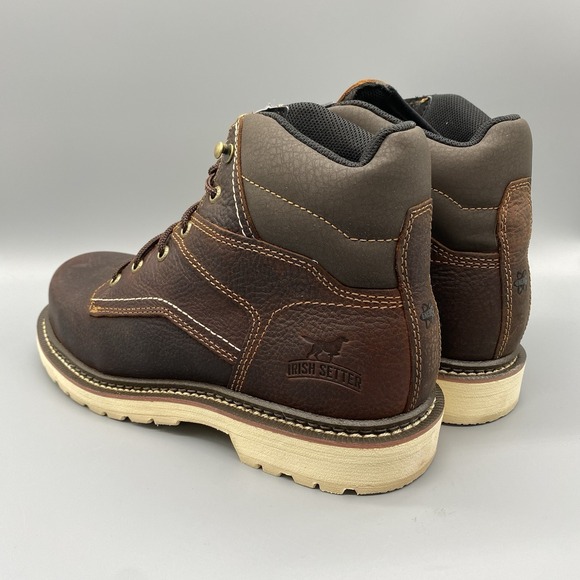 Irish Setter By Red Wing Work Boots Mens US 8 Kittson Brown Steel Toe main image 13